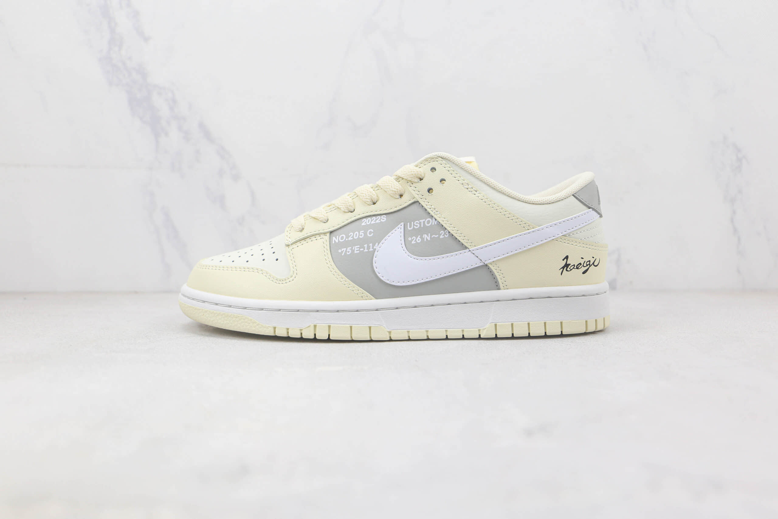 耐克Nike SB Dunk Low Retro Coconut Milk纯原版本低帮SB DUNK侵染米黄色板鞋 耐克DUNK校园板鞋 (ID:91198) - 图片1