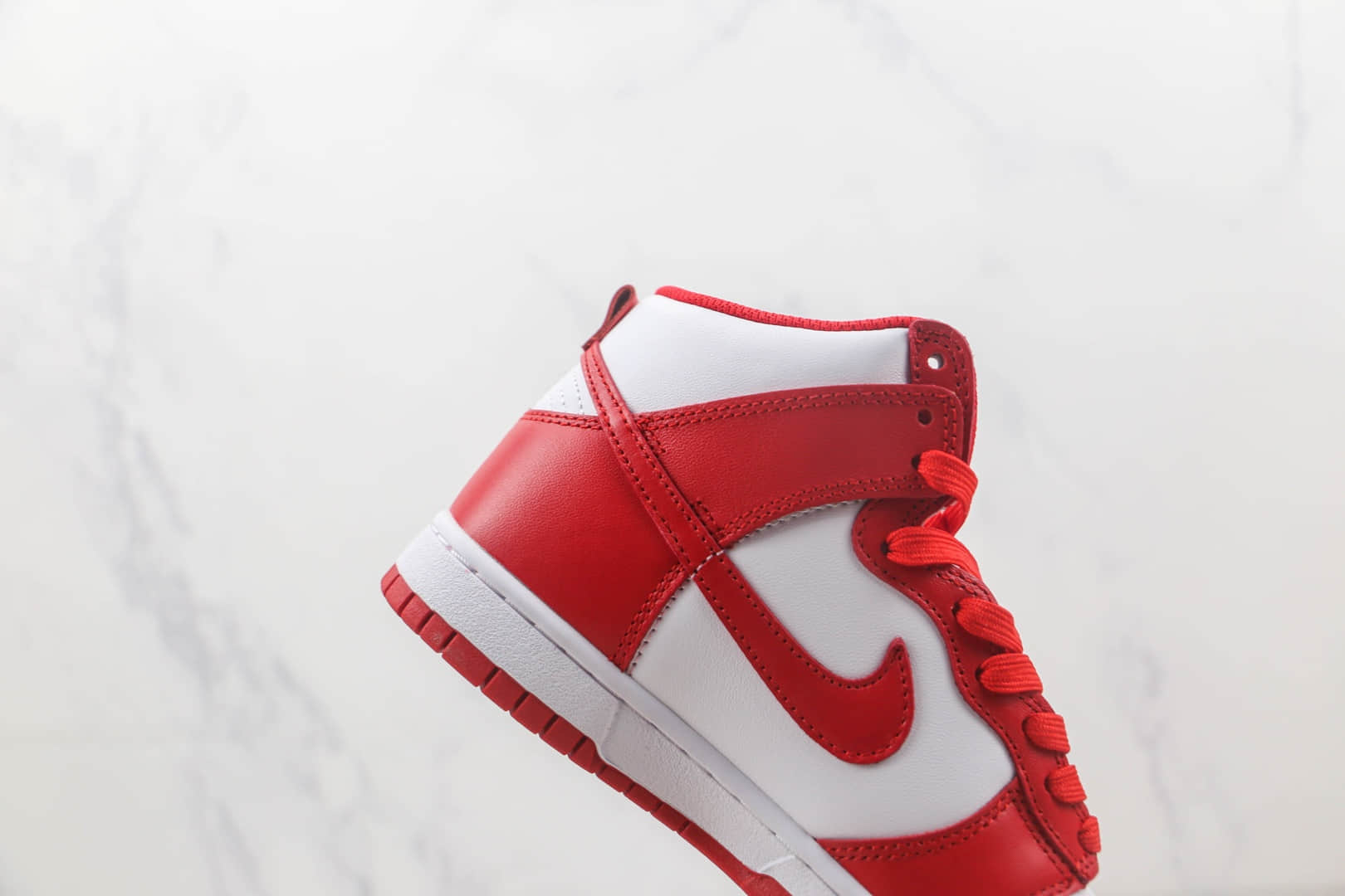 耐克Nike Dunk High Midnight Navy纯原版本高帮DUNK大学红配色板鞋 耐克DUNK工厂货源 货号:DD1399-106