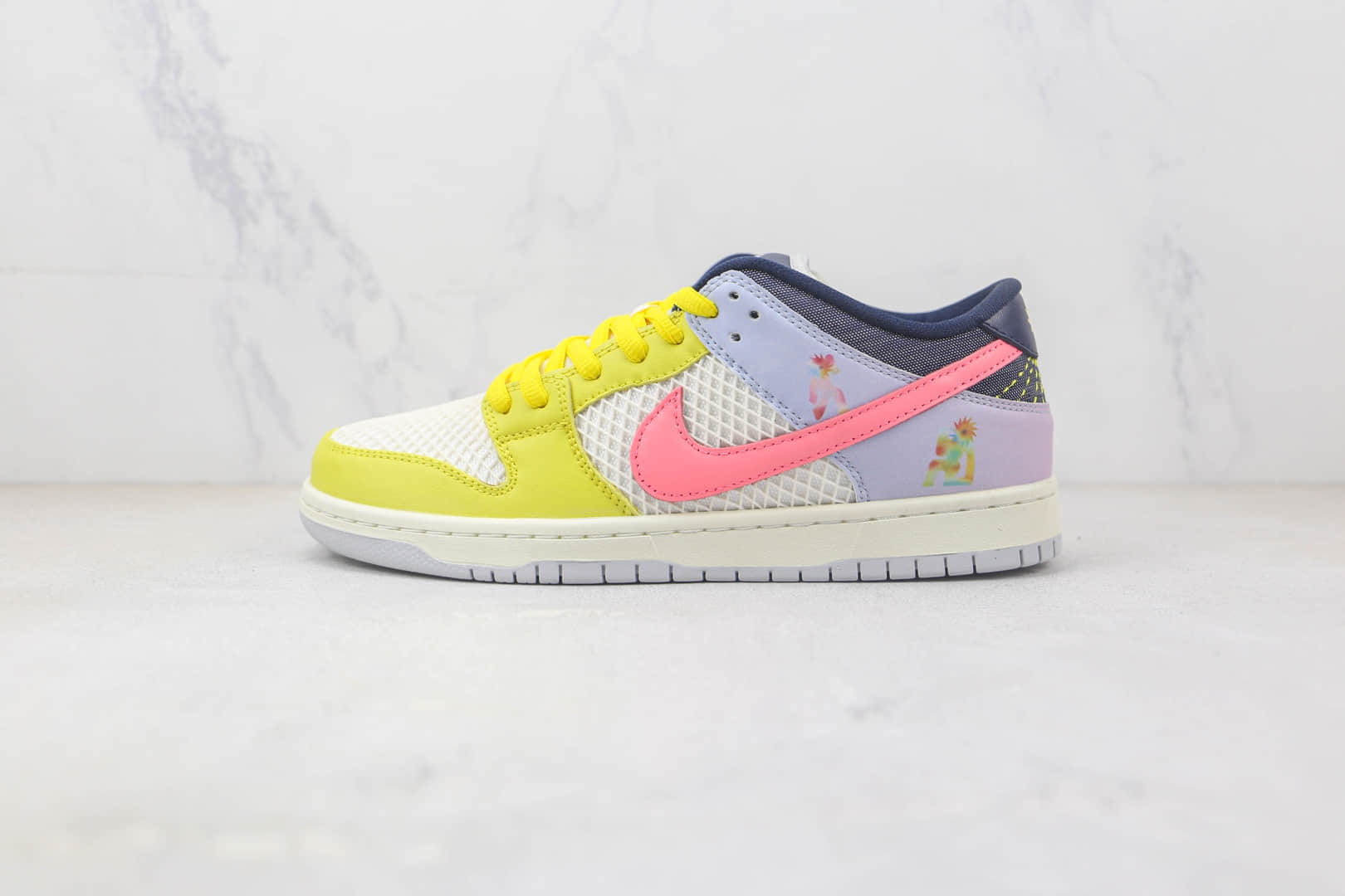 耐克Nike SB Dunk Low Be True纯原版本低帮DUNK黄白色板鞋 耐克DUNK校园板鞋 (ID:91467) - 图片1