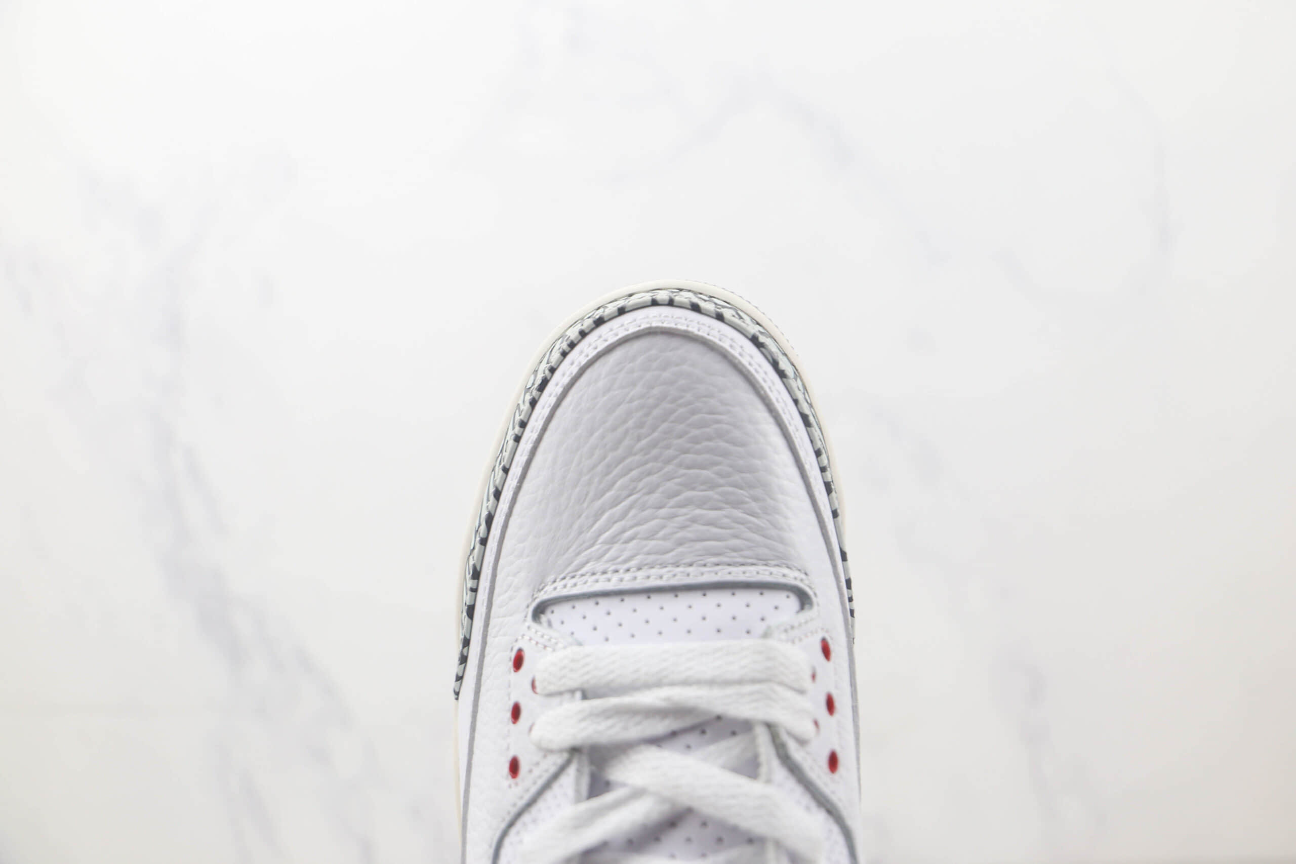 乔丹Air Jordan 3 Atmosphere纯原版本AJ3白灰爆裂纹篮球鞋 莆田天花板AJ系列篮球鞋 货号:DN3707-100