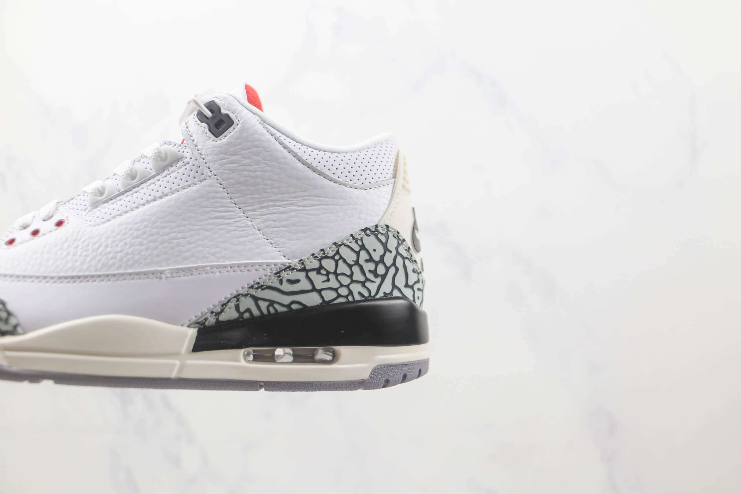 乔丹Air Jordan 3 Atmosphere纯原版本AJ3白灰爆裂纹篮球鞋 莆田天花板AJ系列篮球鞋 货号:DN3707-100