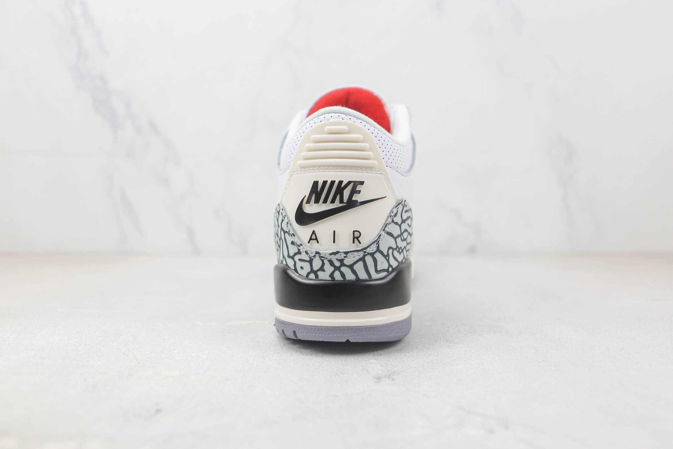 乔丹Air Jordan 3 Atmosphere纯原版本AJ3白灰爆裂纹篮球鞋 莆田天花板AJ系列篮球鞋 货号:DN3707-100
