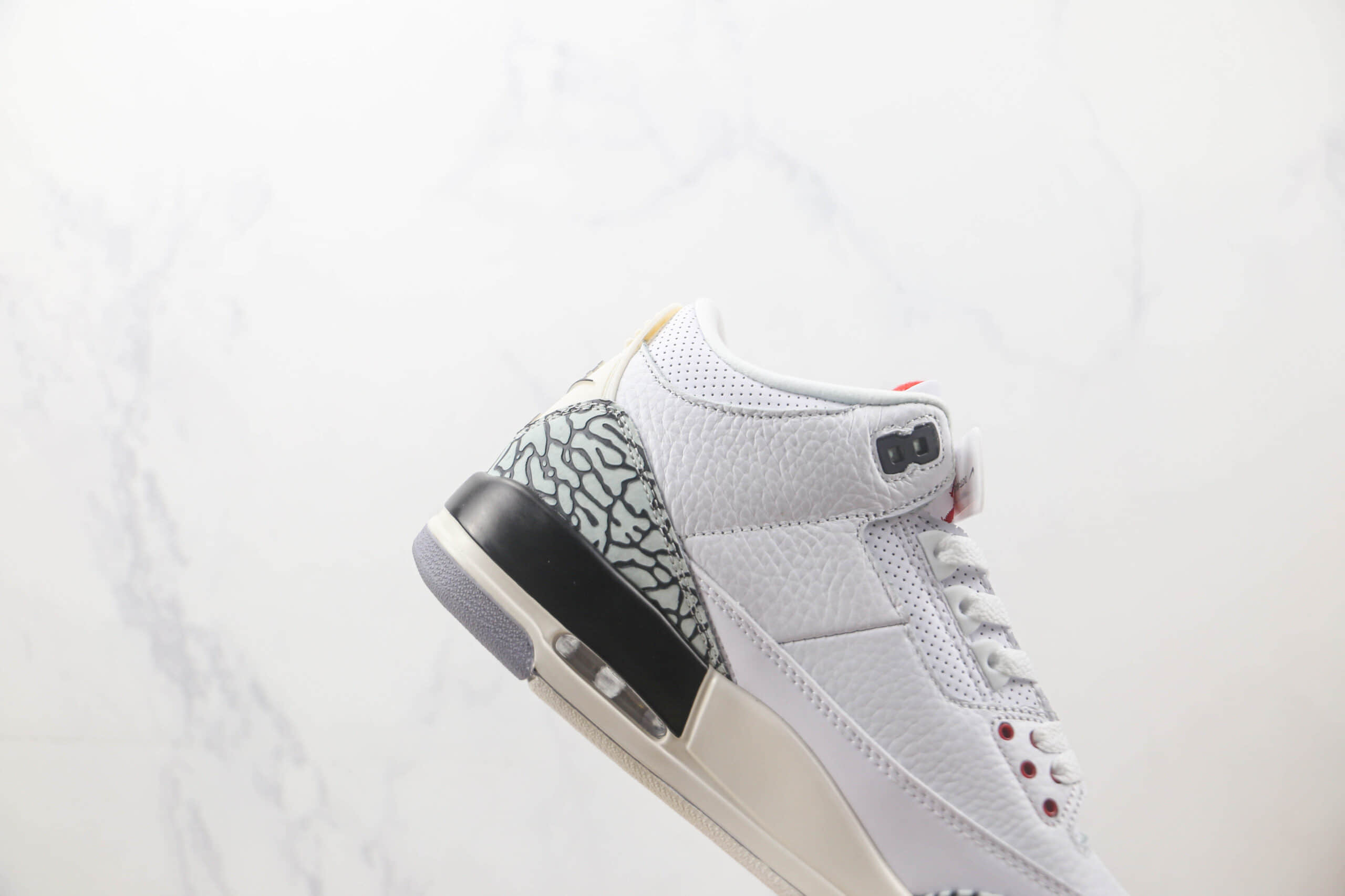 乔丹Air Jordan 3 Atmosphere纯原版本AJ3白灰爆裂纹篮球鞋 莆田天花板AJ系列篮球鞋 货号:DN3707-100