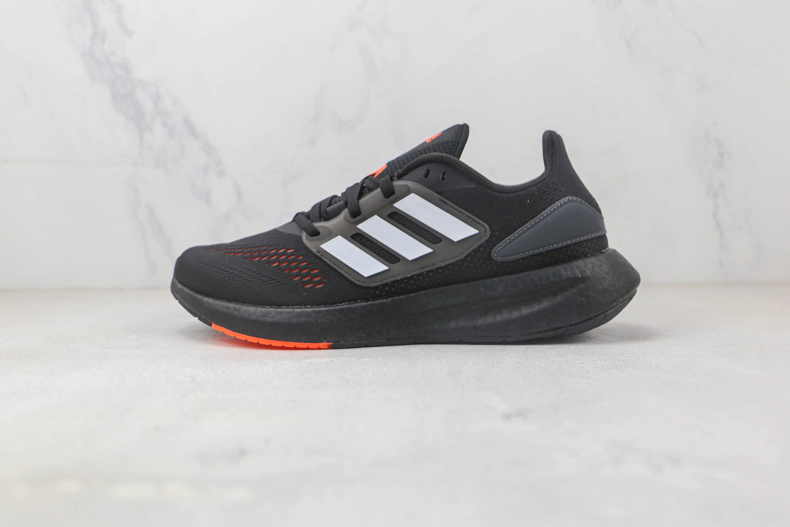 阿迪达斯Adidas Pureb Boost hd Wnte U MEN纯原版本黑白红色UB8.0爆米花跑鞋 阿迪达斯UB爆米花系列 (ID:91717) - 图片1