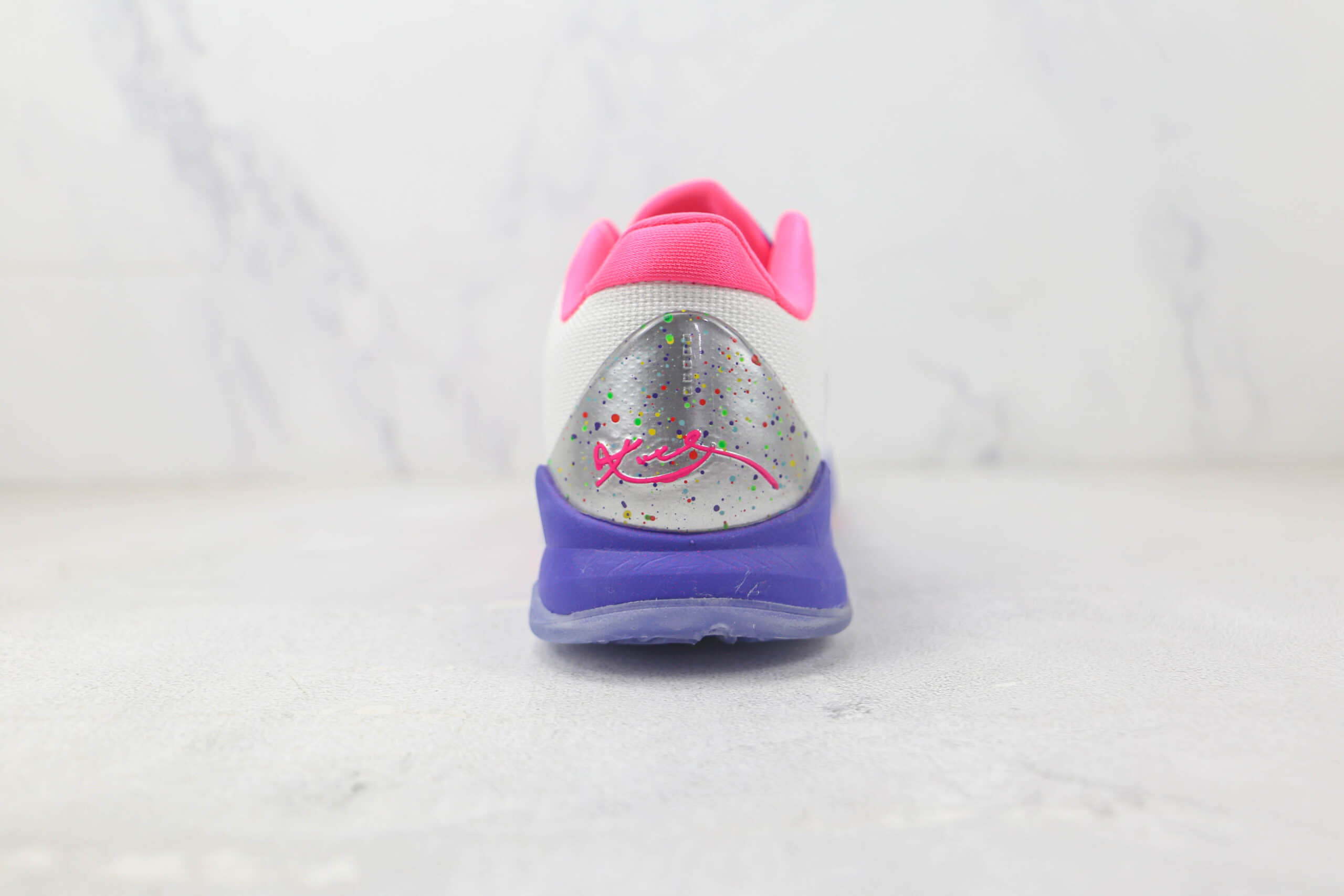 耐克Nike Zoom Kobe 5 Kay Yow纯原版本科比5代乳腺癌配色实战篮球鞋 莆田天花板科比球鞋货源 货号:CW2210-100