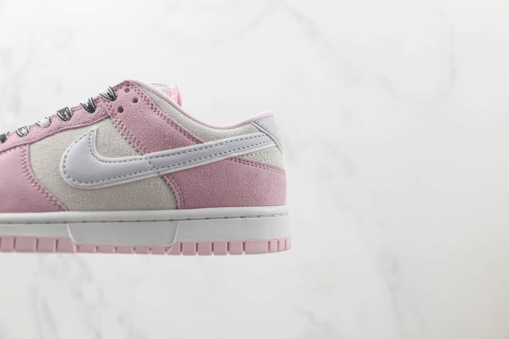 耐克Nike SB Dunk Low SE Pink Grey Light Blue纯原版本低帮SB DUNK翻毛浅粉灰淡蓝色板鞋 莆田天花板DUNK系列板鞋 货号:DV3054-600