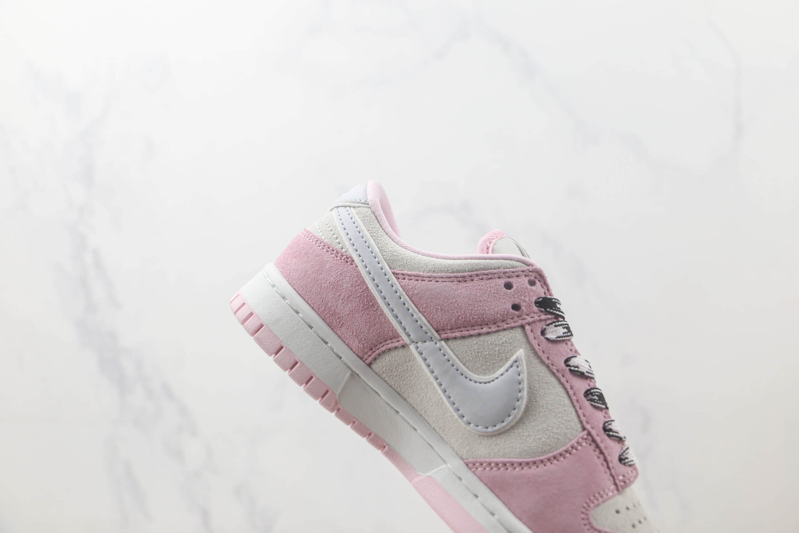 耐克Nike SB Dunk Low SE Pink Grey Light Blue纯原版本低帮SB DUNK翻毛浅粉灰淡蓝色板鞋 莆田天花板DUNK系列板鞋 货号:DV3054-600