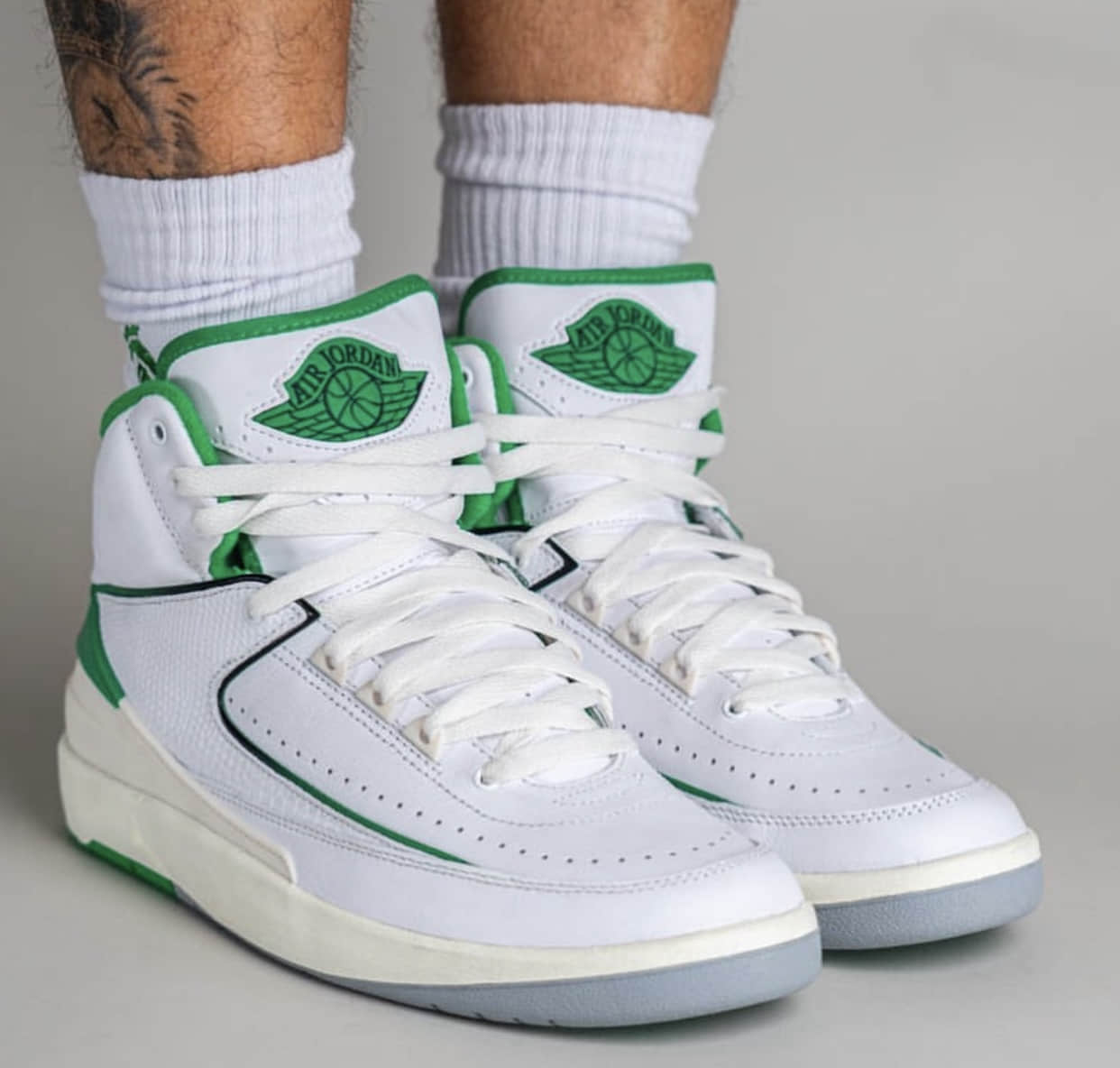 AJ2“幸运绿”上脚实物曝光!小清新! 货号:DR8884-103