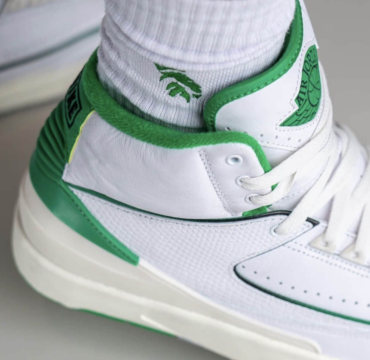 AJ2“幸运绿”上脚实物曝光!小清新! 货号:DR8884-103