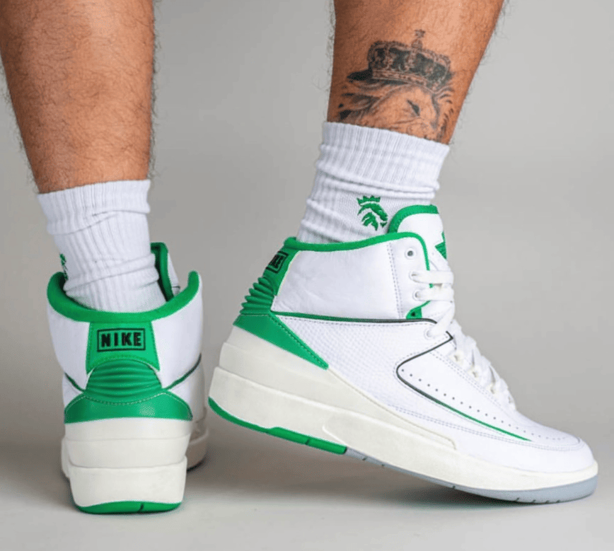 AJ2“幸运绿”上脚实物曝光!小清新! 货号:DR8884-103