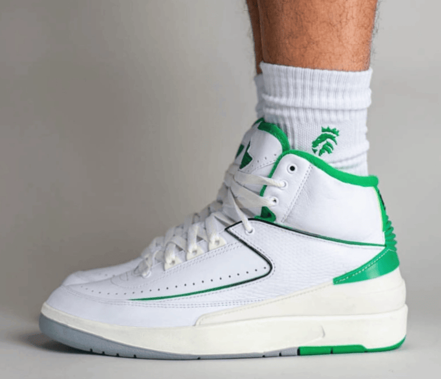 AJ2“幸运绿”上脚实物曝光!小清新! 货号:DR8884-103