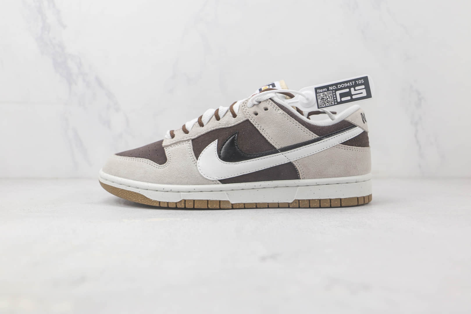 耐克Nike Dunk Low SE 85纯原版本低帮DUNK黑白双钩板鞋 莆田天花板DUNK系列 货号:DO9457-105