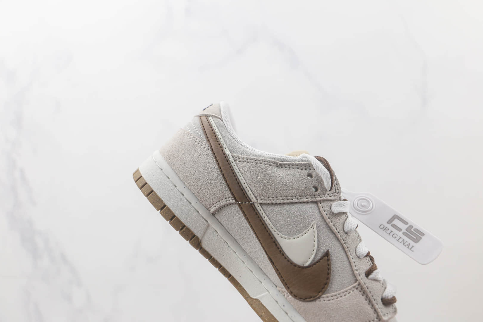耐克Nike Dunk Low SE 85纯原版本低帮sb dunk棕白双勾板鞋 耐克DUNK天花板系列 货号:DO9457-108