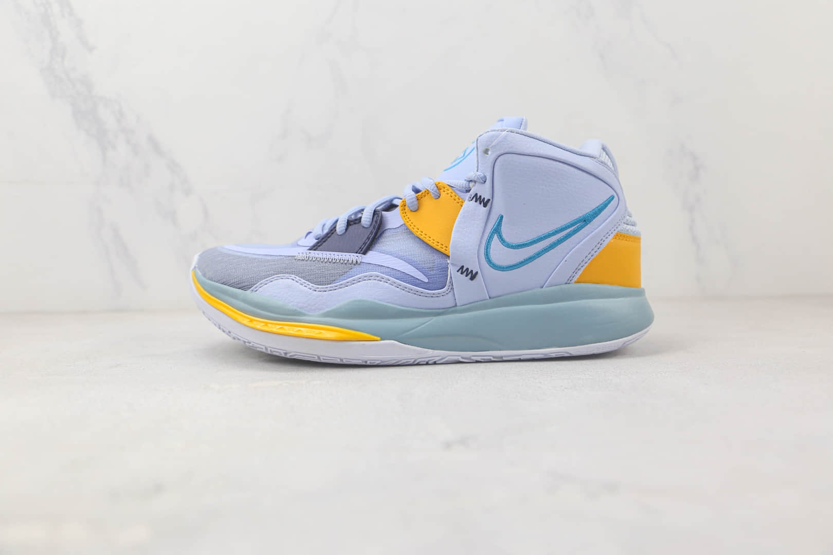 耐克Nike Kyrie Low 8 EP纯原版本欧文8代蓝黄色实战篮球鞋 耐克欧文系列篮球鞋 货号:DC9134-101