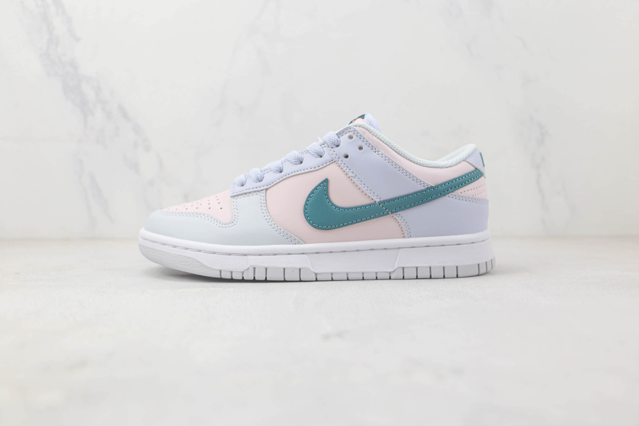耐克Nike SB Dunk Low纯原版本低帮SB DUNK蓝粉绿配色板鞋 莆田天花板DUNK板鞋 货号:FD1232-002