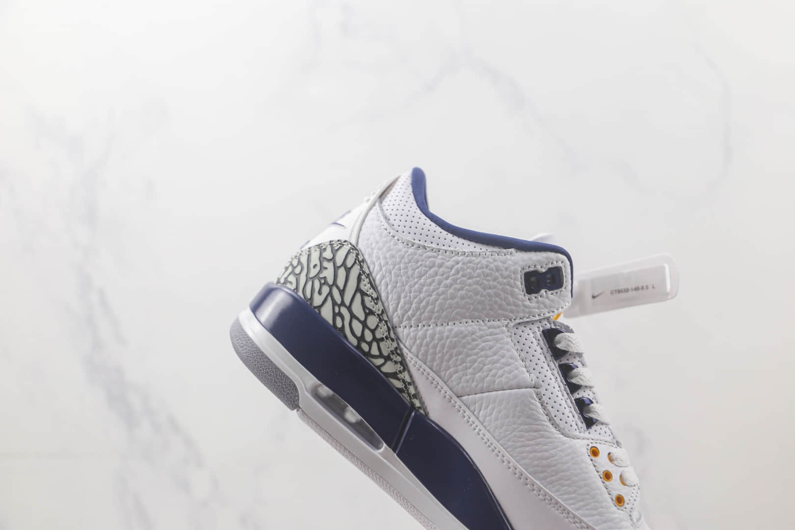 乔丹Air jordan 3 Retro Tinker NrgHJ纯原版本白蓝色AJ3爆裂纹篮球鞋 莆田天花板AJ系列篮球鞋 货号：CT8532-148
