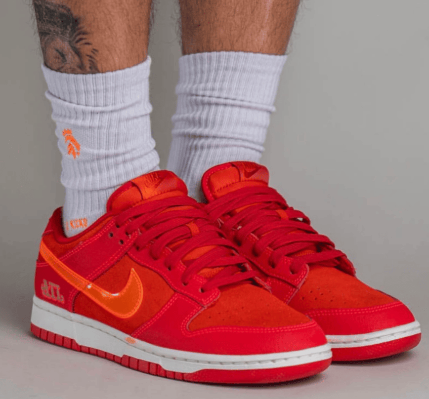 配色超吸睛！全新Nike Dunk Low “ATL”上脚图曝光！ (ID:92950) - 图片1