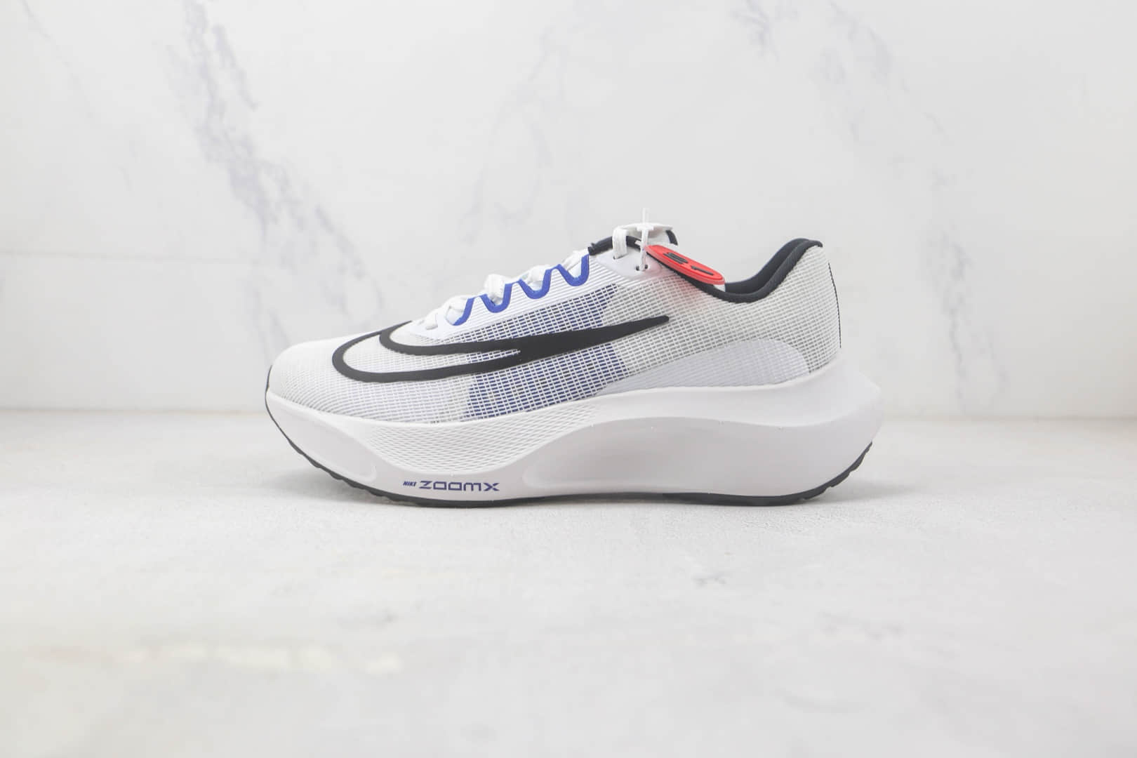 耐克Nike Zoom Fly 5纯原版本白黑蓝色Fly5慢跑鞋 耐克碳板慢跑鞋 (ID:93003) - 图片1