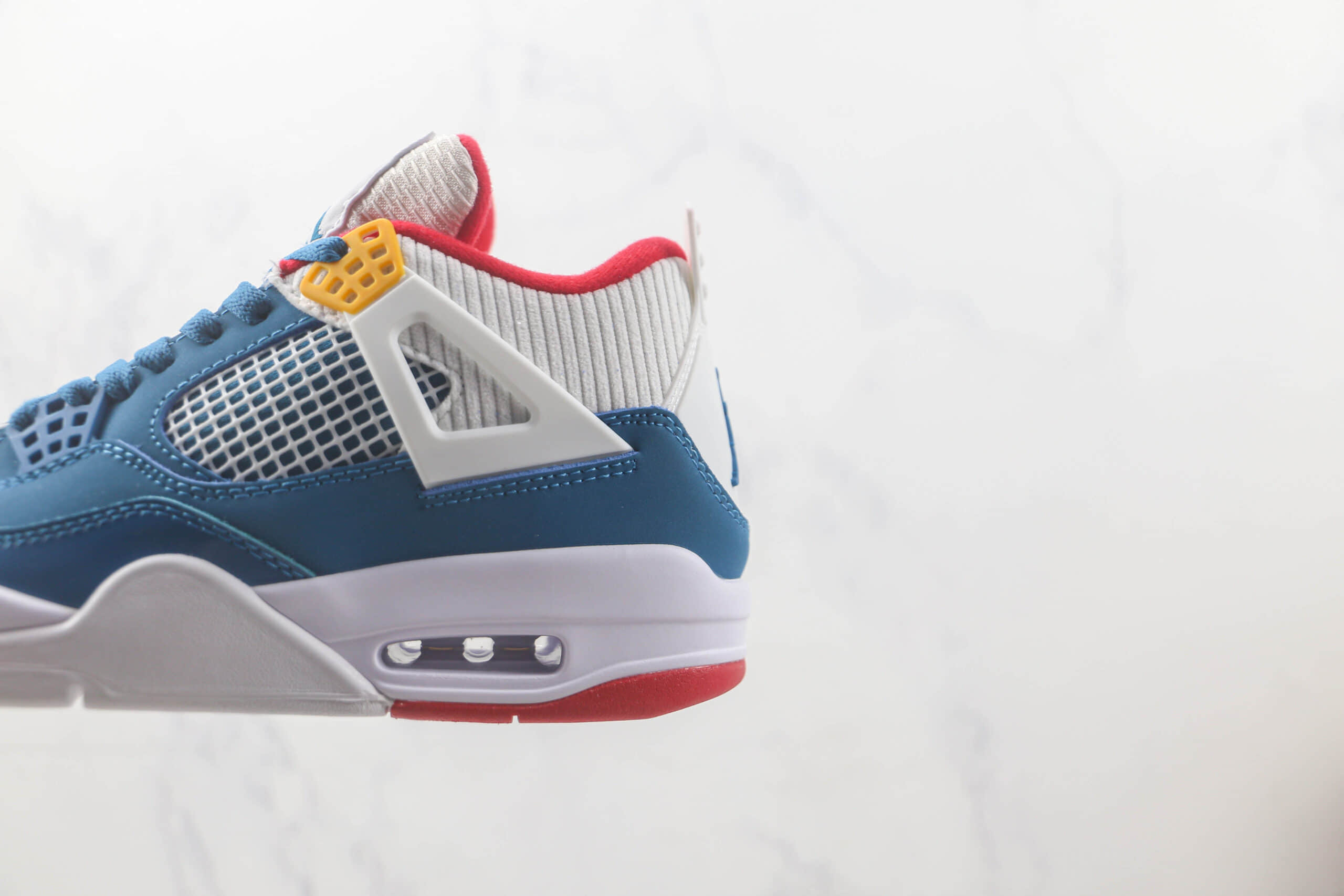 乔丹Air Jordan 4 Retro White Cement白蓝红色AJ4篮球鞋 莆田天花板AJ4篮球鞋 货号:DR6952-400