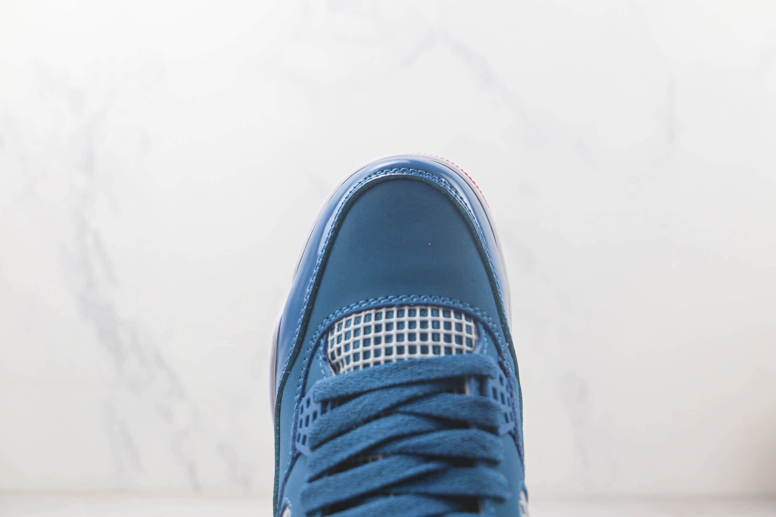 乔丹Air Jordan 4 Retro White Cement白蓝红色AJ4篮球鞋 莆田天花板AJ4篮球鞋 货号:DR6952-400