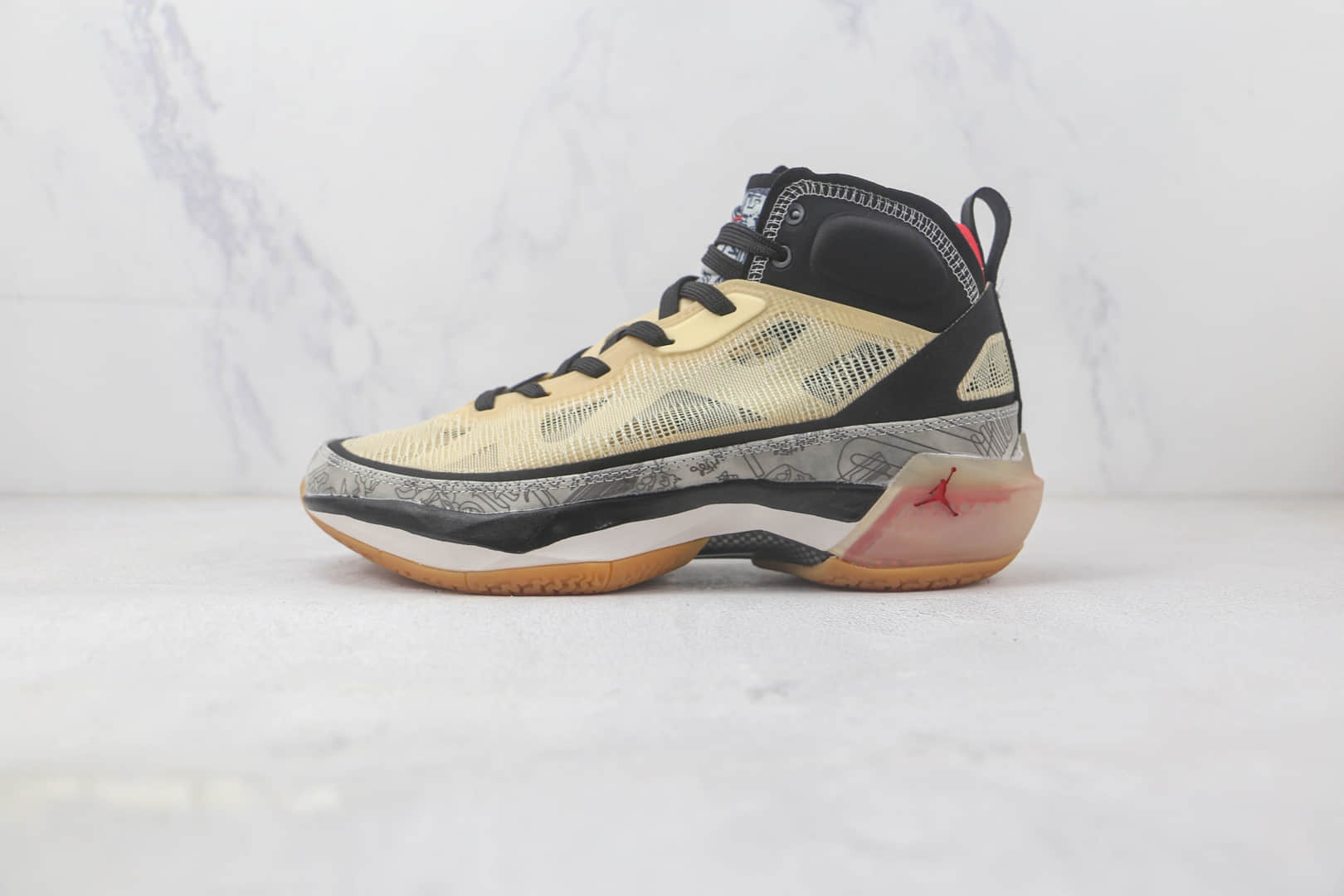 乔丹Air Jordan XXXVII Zion PF纯原版本黑黄色AJ37代实战篮球鞋 莆田天花板AJ系列 (ID:93210) - 图片1