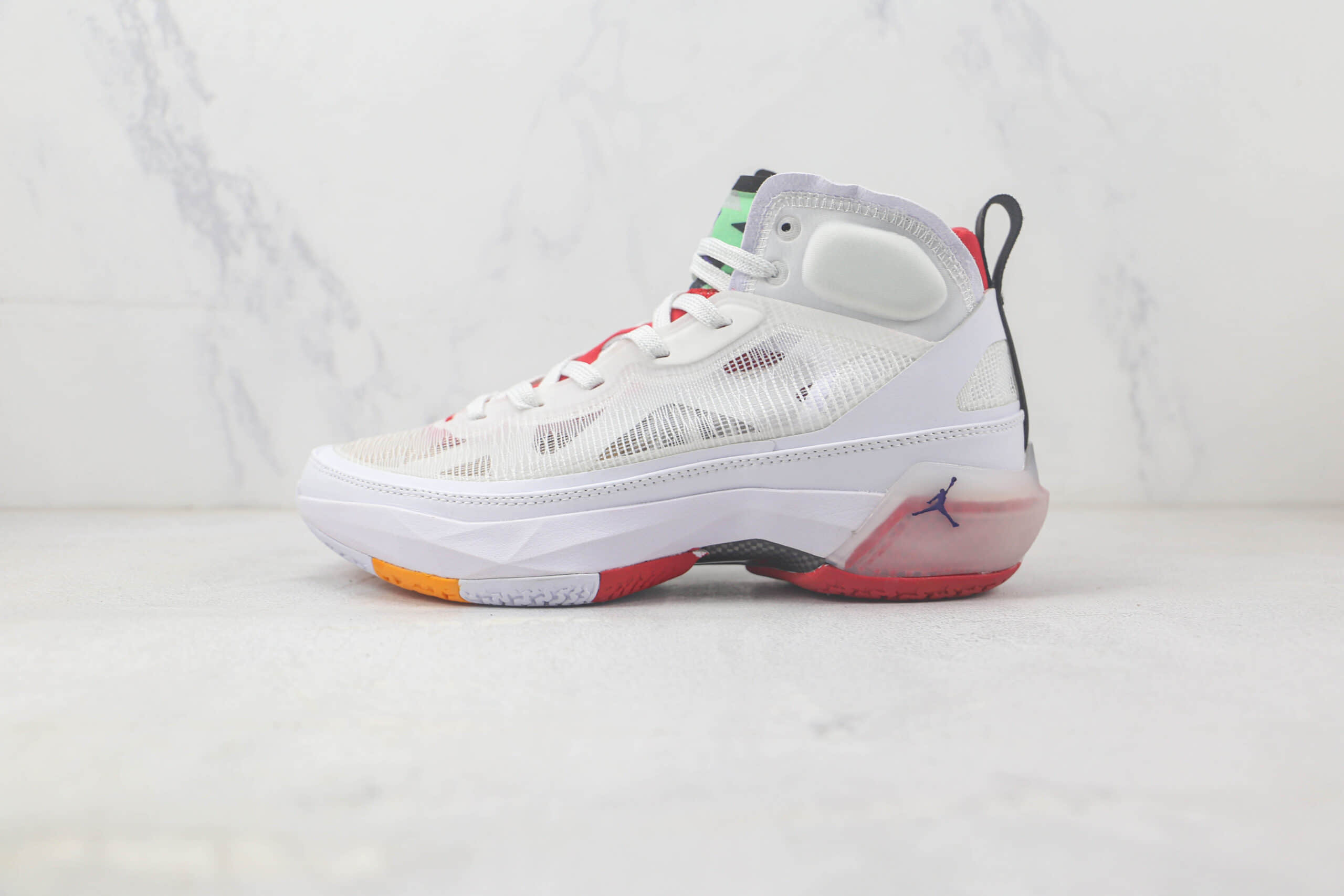 乔丹Air Jordan XXXVII Zion PF纯原版本AJ37代白粉色篮球鞋 莆田天花板AJ37篮球鞋 货号:DD6959-160
