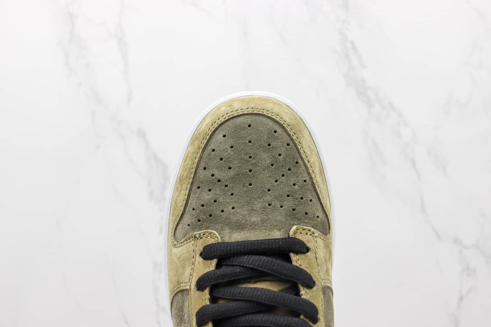 耐克Nike SB Dunk Low Dunk纯原版本低帮SB DUNK绿麂皮白勾板鞋 莆田天花板DUNK板鞋 货号:WT1233-033
