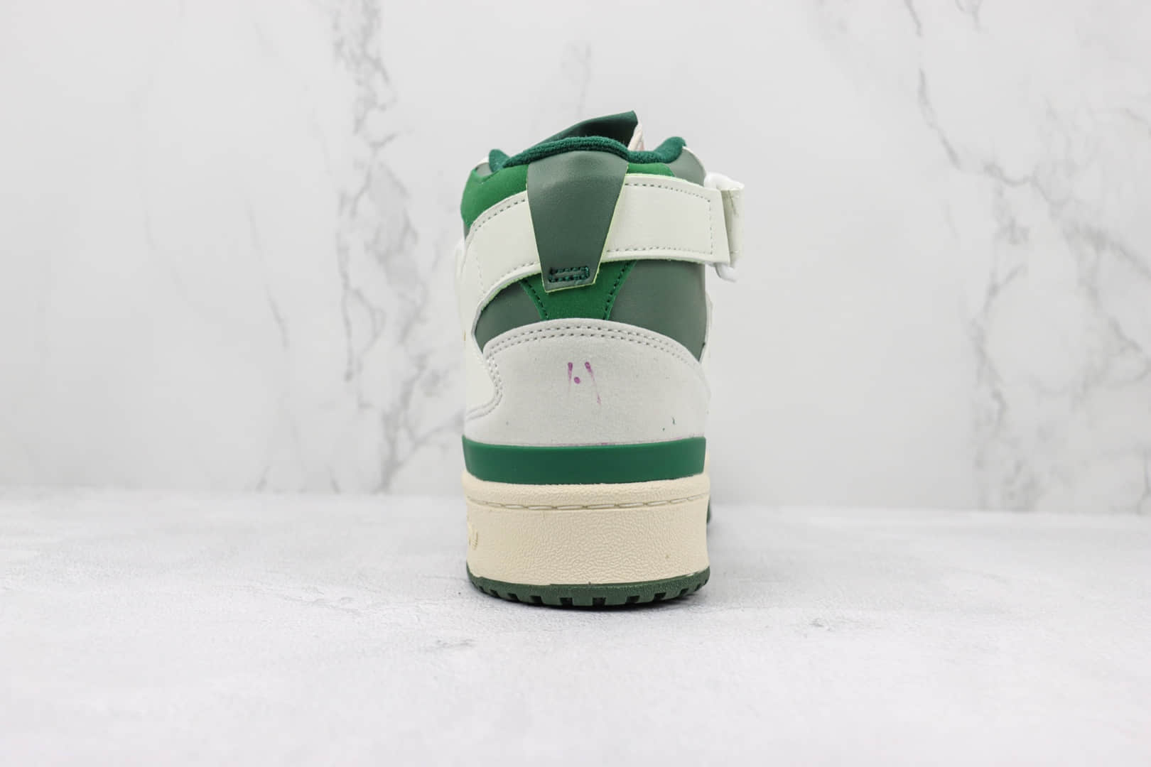 阿迪达斯Adidas Forum 84 High纯原版本高帮Forum84白绿色板鞋 阿迪达斯校园板鞋 货号:GW2203