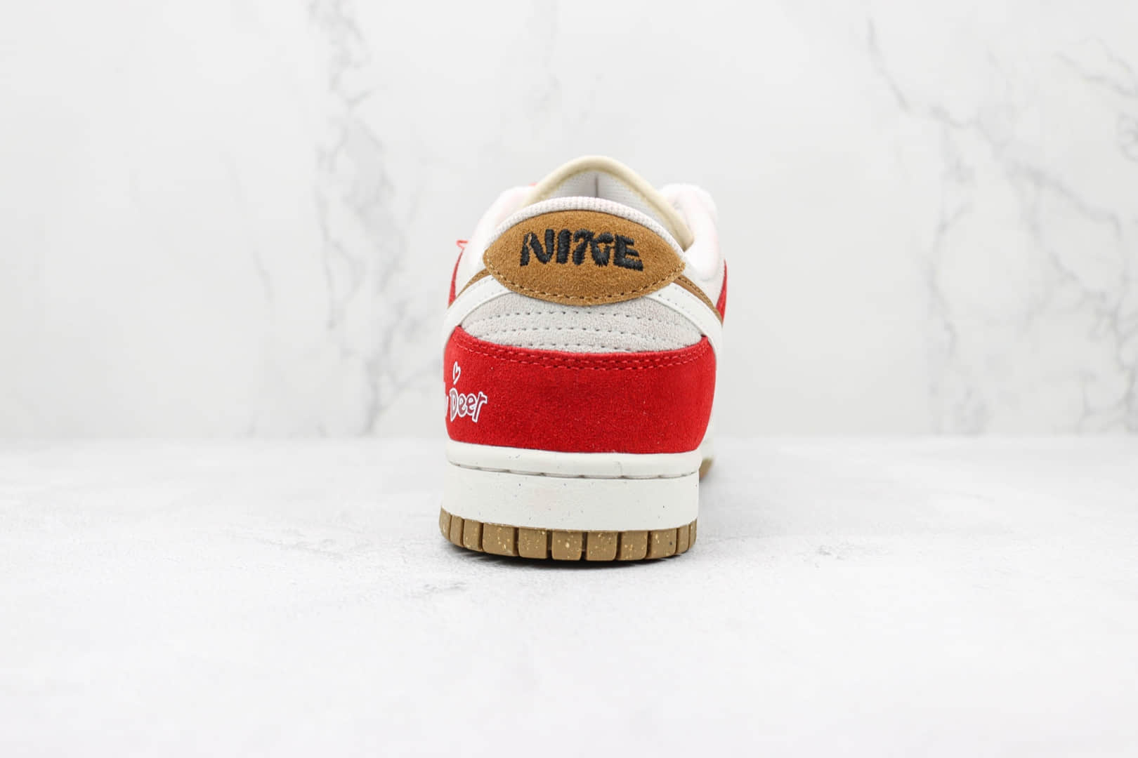 耐克Nike Dunk Low SE 85纯原版本低帮DUNK圣诞节主题白红色板鞋 莆田天花板DUNK系列 货号:DO9457-112