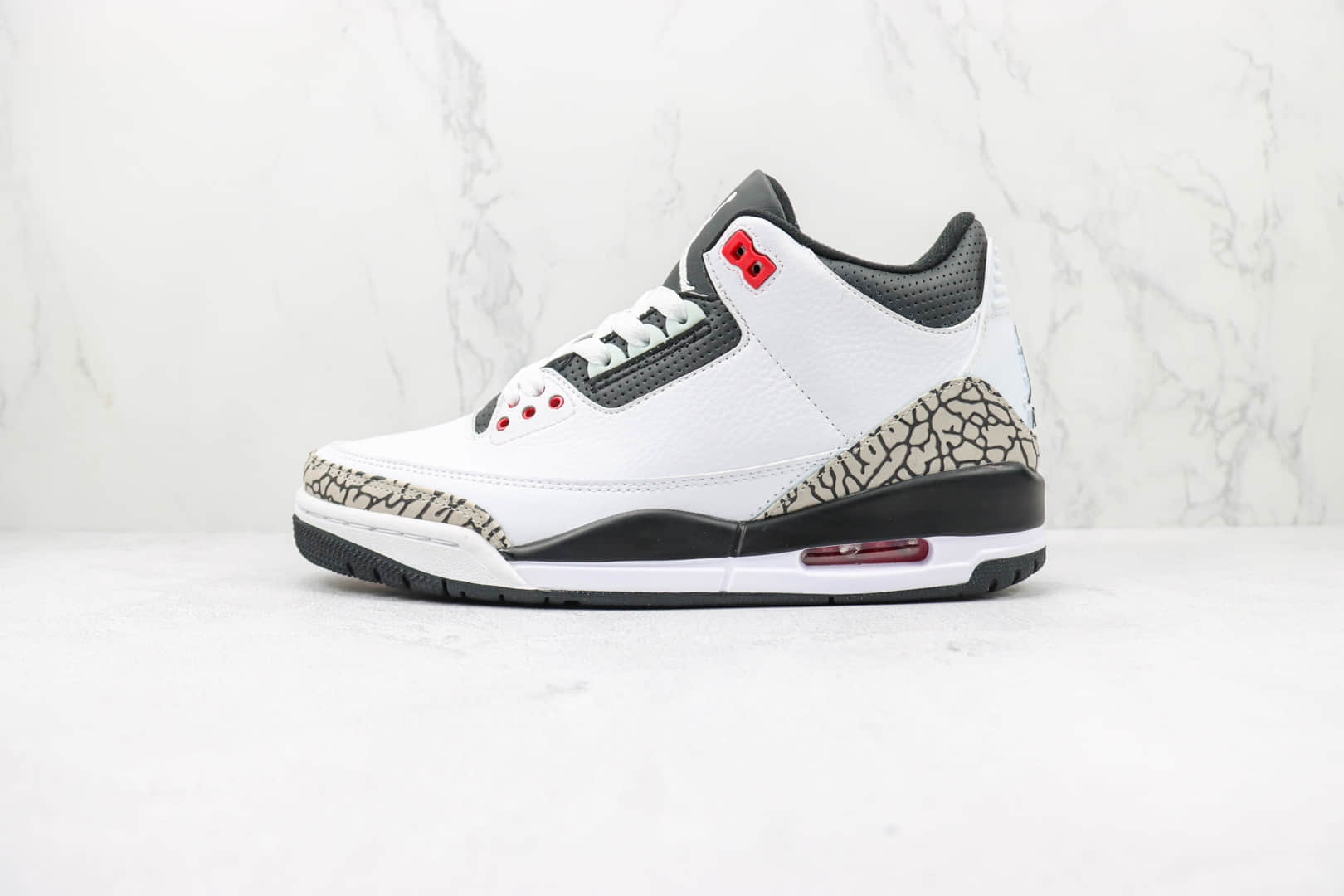 乔丹Air Jordan 3 Retro纯原版本AJ3红外线白配色篮球鞋 莆田天花板AJ系列 (ID:93693) - 图片1