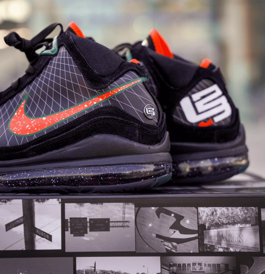 响尾蛇Nike LeBron 7“FAMU”实物曝光!1月7日发售! 货号:DX8554-001