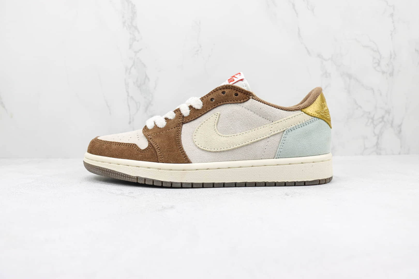 乔丹Air Jordan 1 Low纯原版本低帮AJ1倒钩平替配色鞋款 莆田天花板AJ1系列 (ID:93846) - 图片1