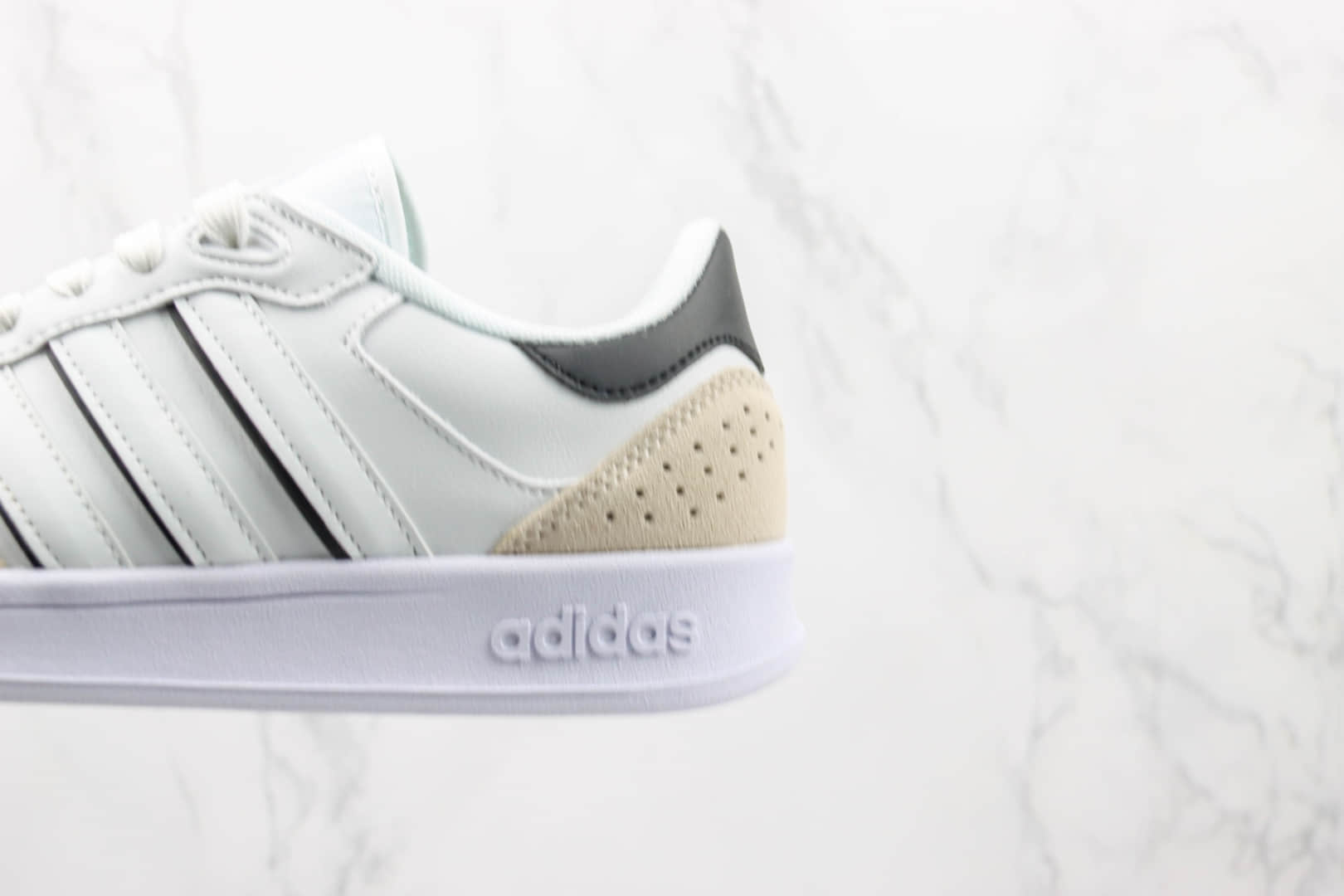 阿迪达斯Adidas neo Breaknet Plus纯原版本低帮网球风格白黄黑色板鞋 莆田阿迪达斯校园板鞋 货号:FY5914