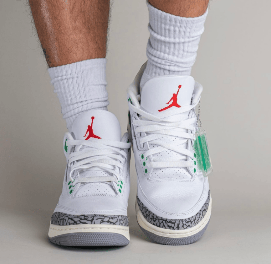 AJ3“幸运绿”上脚图曝光!明年4月6日发售! 货号:CK9246-136