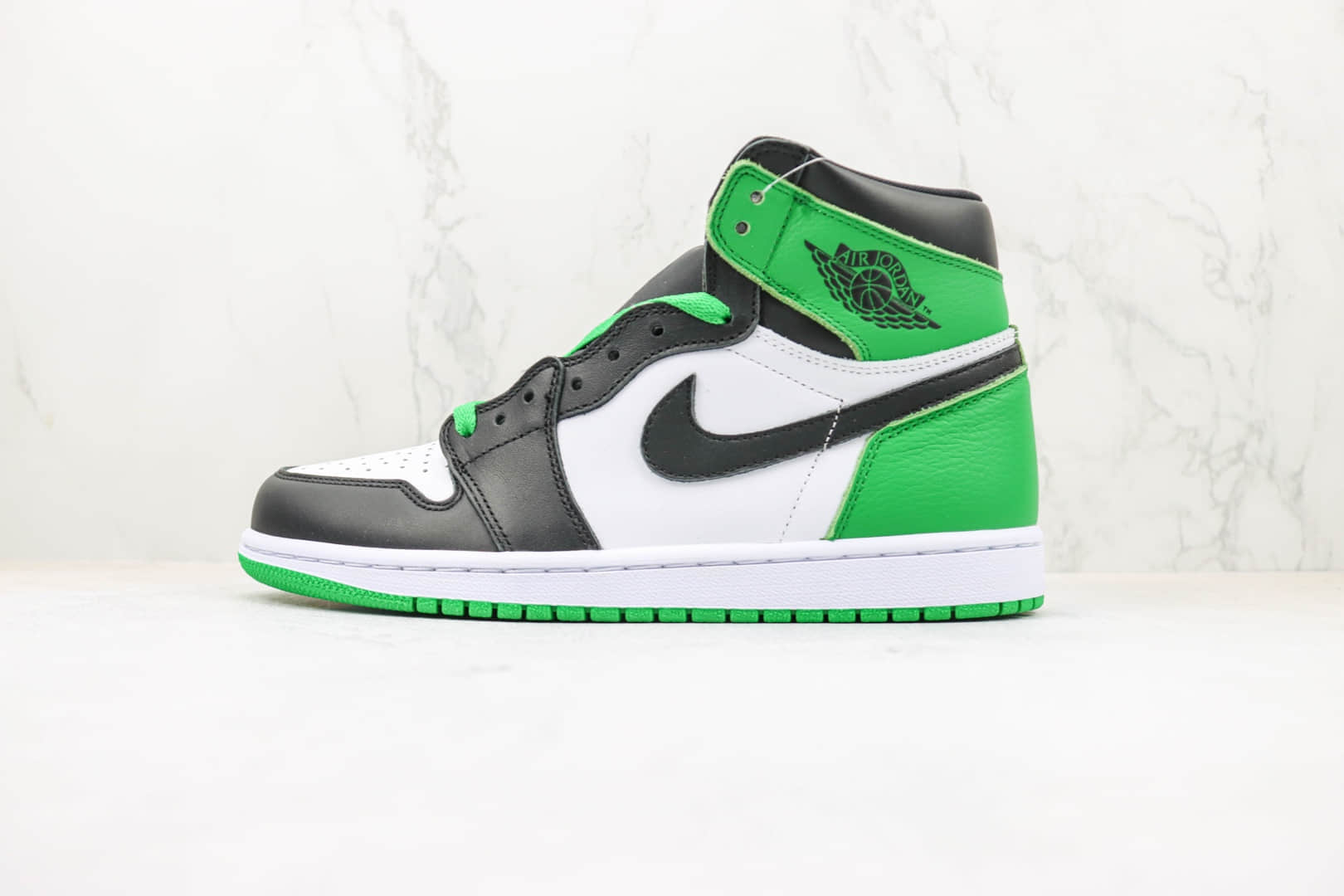 乔丹Air Jordan 1 High OG Lucky Green纯原版本高帮AJ1凯尔特人黑绿脚趾板鞋 莆田天花板AJ1系列 (ID:94823) - 图片1