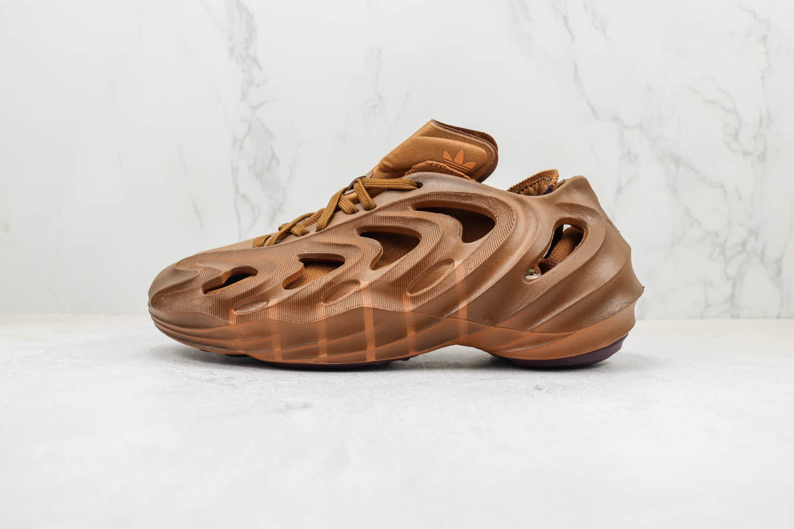 阿迪达斯Adidas AdiFOM Q纯原版本土橘色镂空洞洞鞋莆田阿迪达斯凉鞋 货号:GY0064