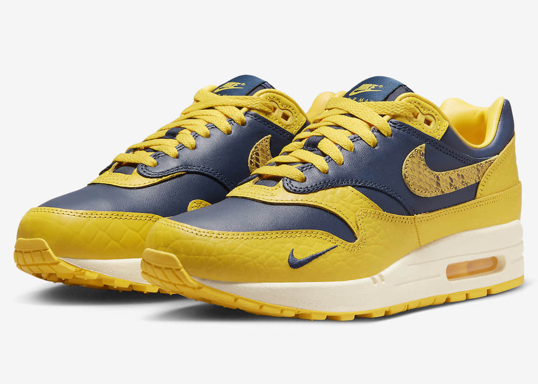 日本限定配色！这双“密歇根”Air Max 1规格超高！ (ID:95264) - 图片1