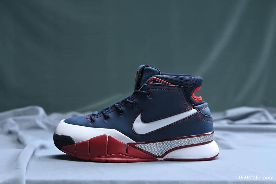 耐克Nike Kobe 1 Protro纯原版本科比1代实战篮球鞋全掌一体式Air Zoom气垫拼接式牛皮头层支持实战 (ID:9541) - 图片1