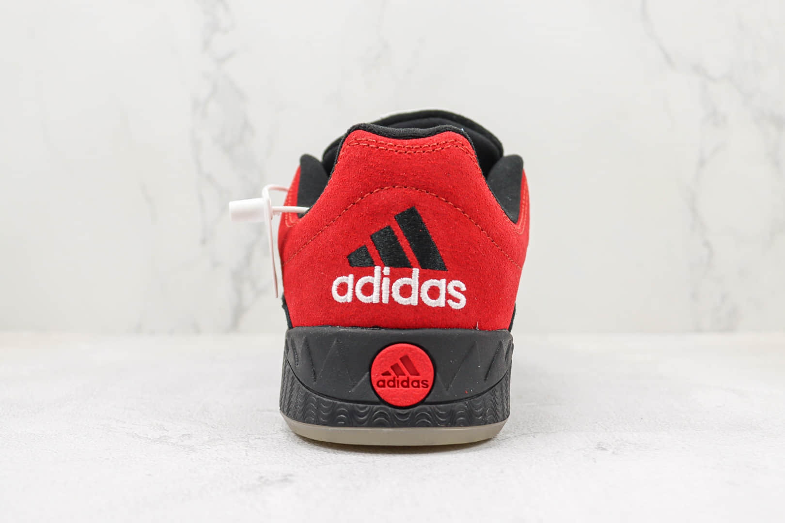 阿迪达斯adidas Adimatic Jamal smith纯原版本鲨鱼酒红色复古面包鞋 莆田阿迪达斯货源 货号:GY2093
