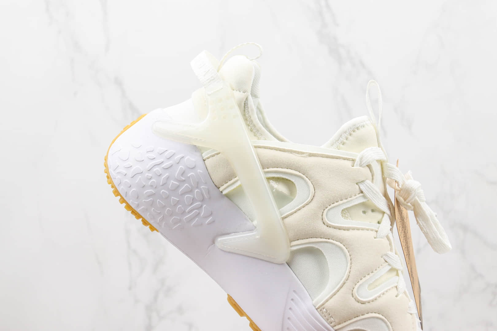 耐克Nike Huarache纯原版本华莱士12代米白色氯丁橡胶运动休闲跑鞋 莆田天花板华莱士系列 货号:DO8031-101
