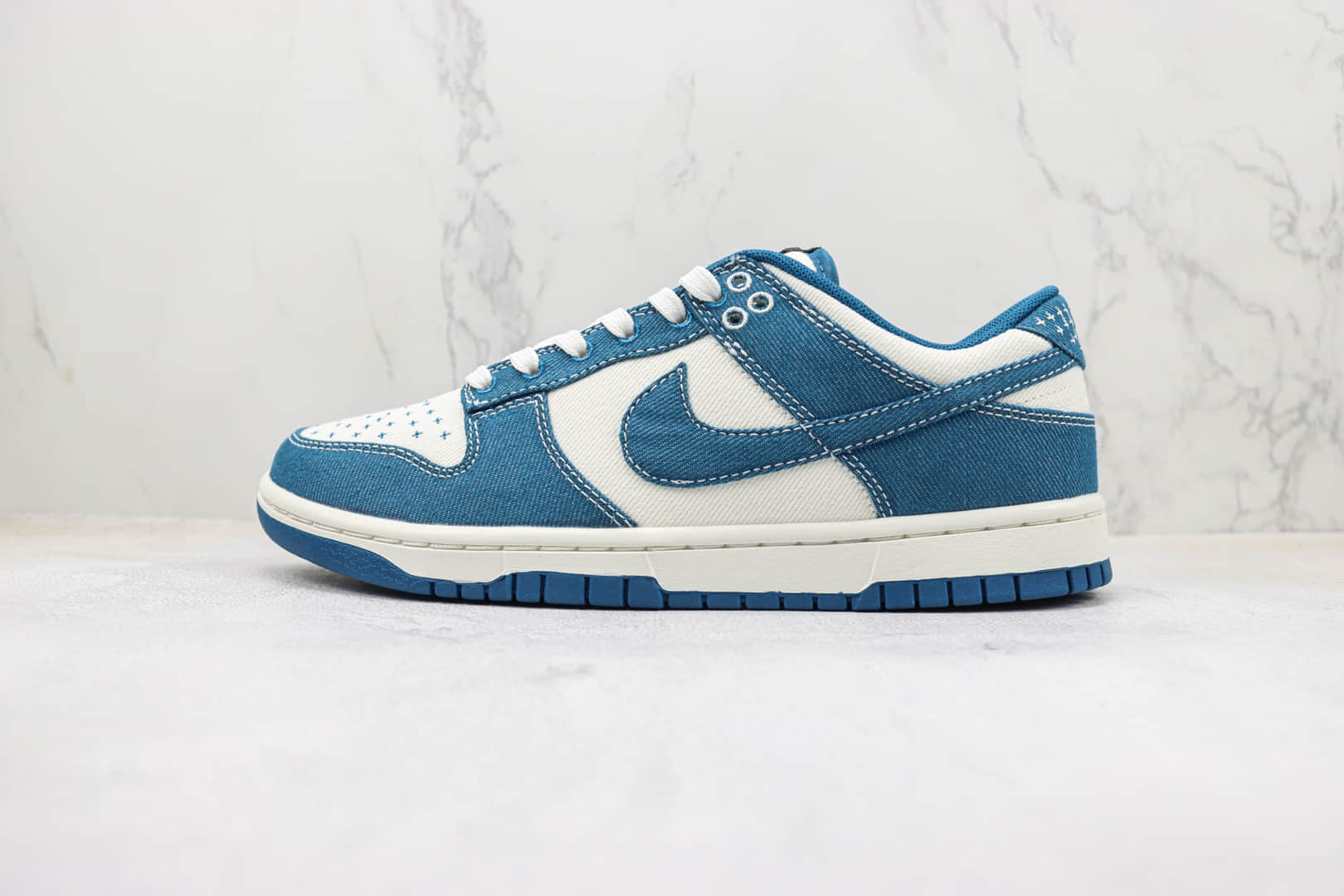 耐克Nike Dunk Low “Industrial Blue”纯原版本低帮Dunk牛仔蓝板鞋 莆田天花板Dunk系列 货号:DV0834-101
