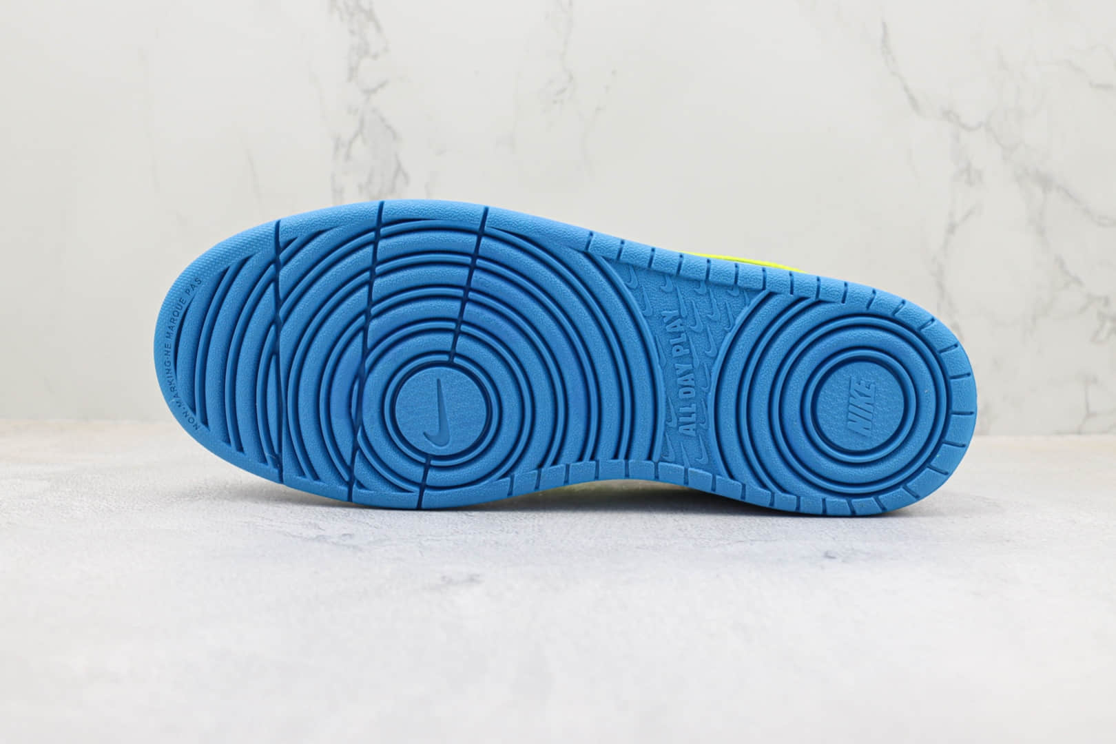 耐克Nike Court Borough Low 2纯原版本白黄蓝配色运动板鞋 莆田耐克货源 货号:BQ5448-122