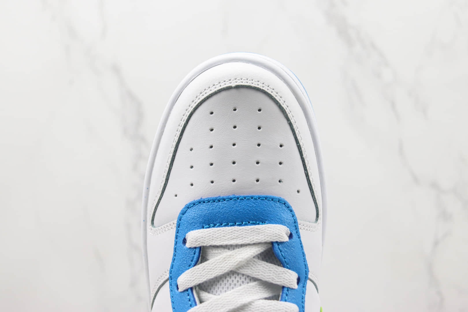 耐克Nike Court Borough Low 2纯原版本白黄蓝配色运动板鞋 莆田耐克货源 货号:BQ5448-122