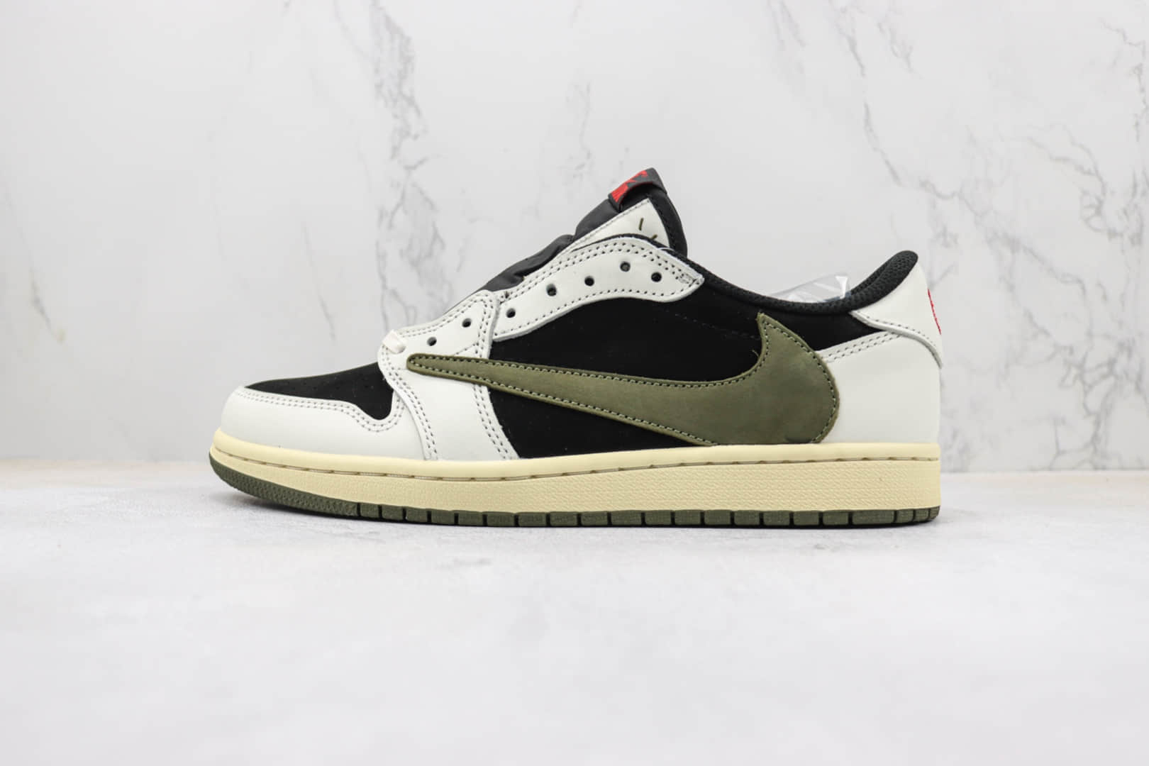 乔丹Fragment x Travis Scott x Air Jordan 1 Low纯原版本倒钩AJ1三方联名篮球鞋 莆田天花板AJ1系列 (ID:95676) - 图片1
