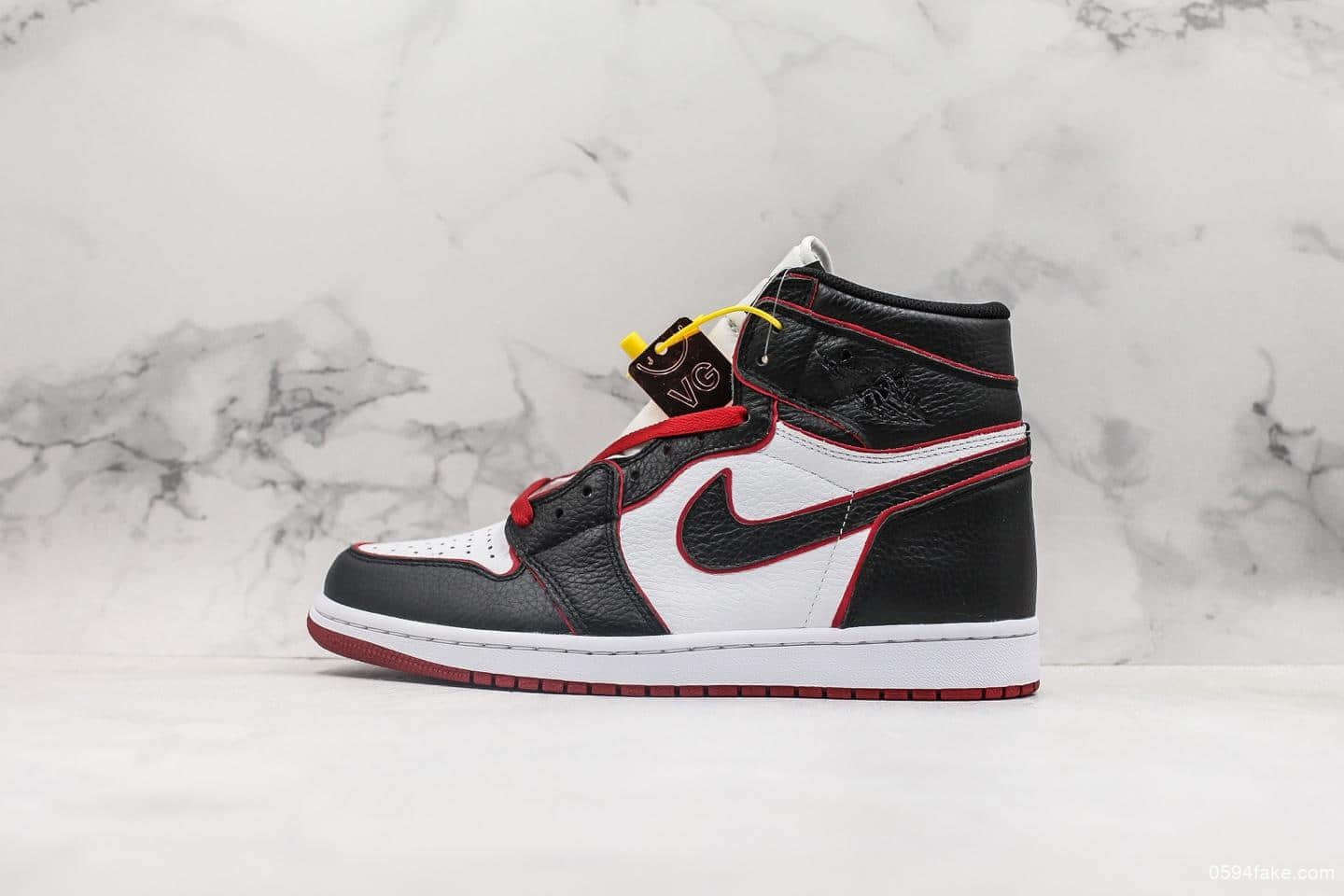 乔丹Air Jordan 1 RETRO HIGH OG AJ1新黑红描边VG纯原版本高帮AJ1区别市面通货版本原厂STAR (ID:9573) - 图片1