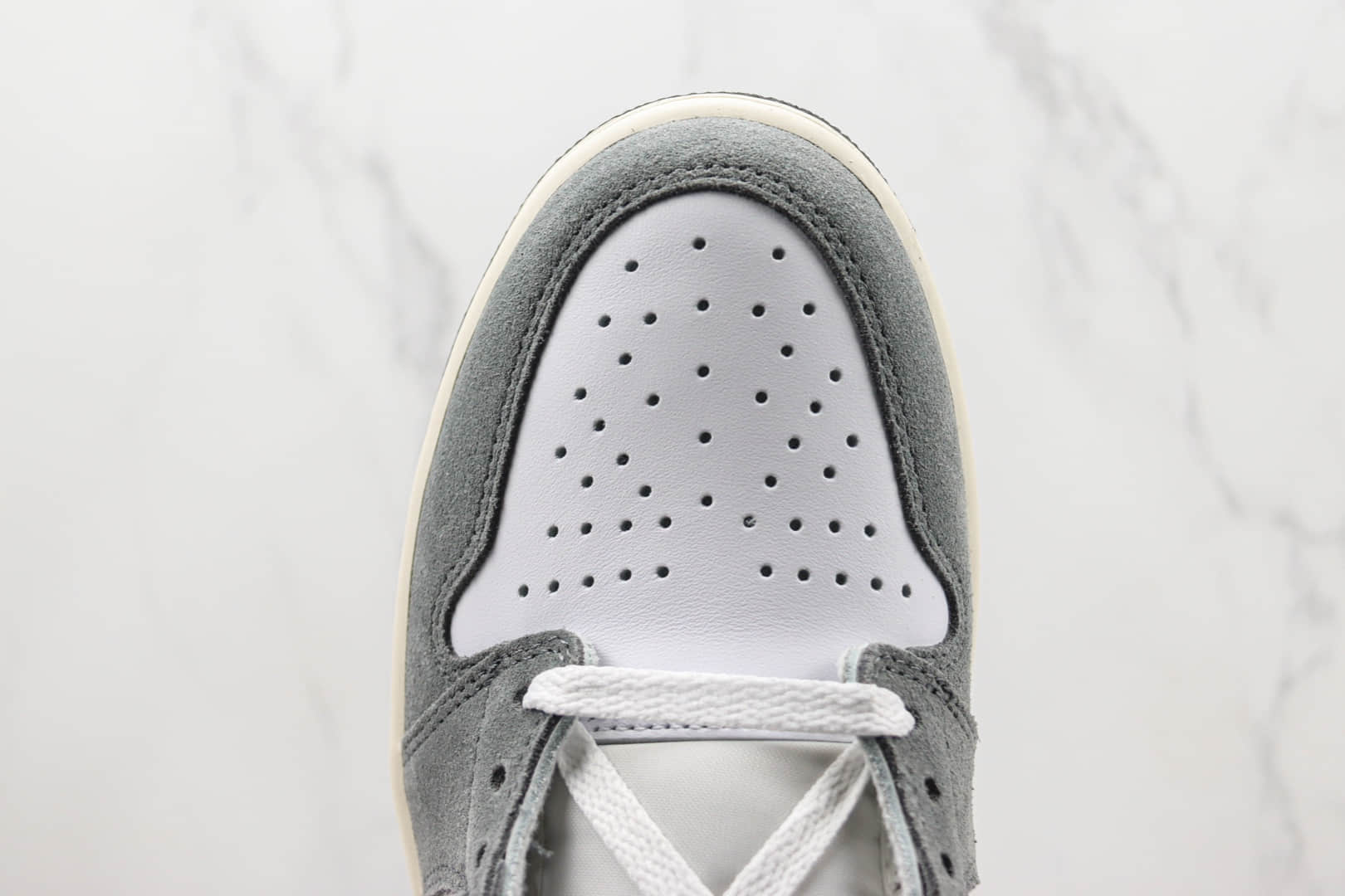 乔丹Air Jordan 1 Retro “Washed black”纯原版本高帮AJ1水洗灰白脚趾篮球鞋 莆田天花板AJ1系列 货号:DZ5485-051