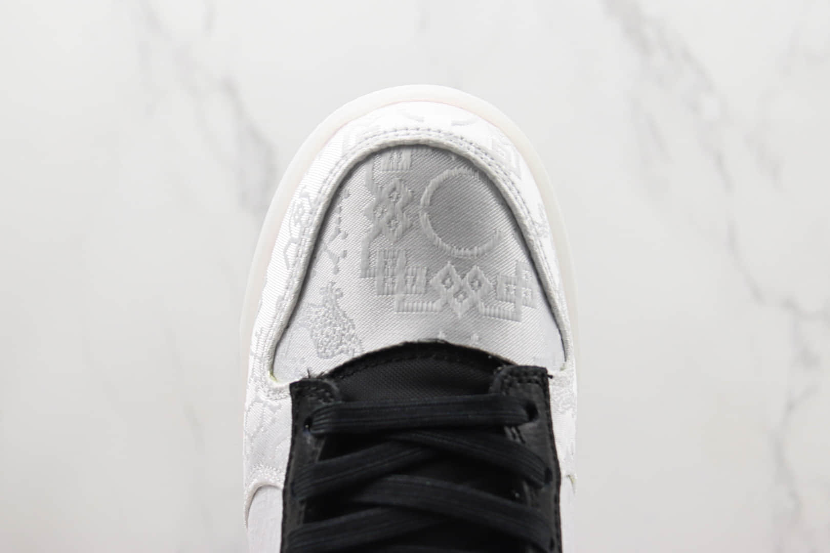 耐克Fragment Design x CLOT x Nike Dunk Low纯原版本陈冠希藤原浩闪电联名低帮Dunk白丝绸 莆田天花板Dunk板鞋 货号:FN0315-110