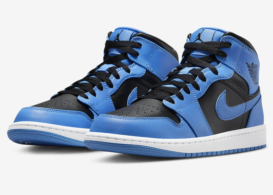 全新“大学蓝”AJ1 Mid 官图释出！近期登场！ (ID:96210) - 图片1