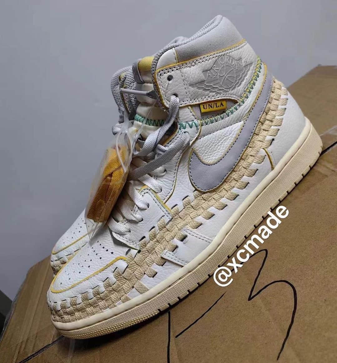 全新Union x AJ1实物细节曝光！超大编织线条抢眼！ (ID:96350) - 图片1
