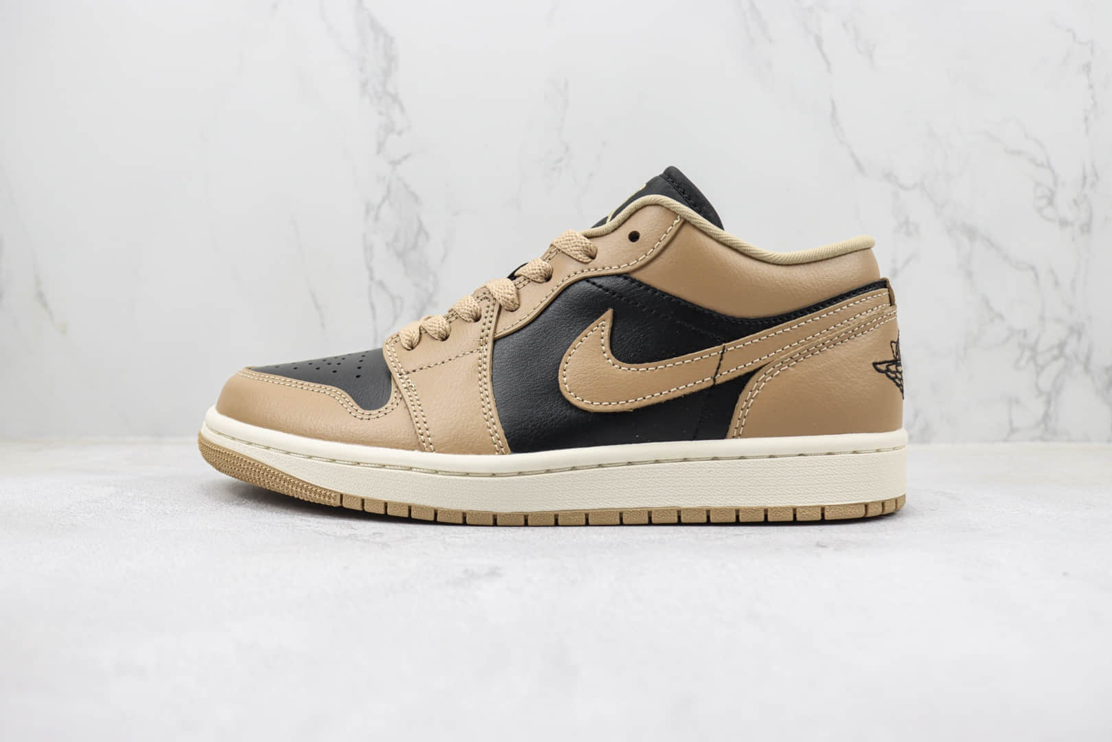 乔丹Air Jordan 1 Low纯原版本低帮AJ1黑棕色板鞋 莆田天花板AJ1系列 (ID:96474) - 图片1